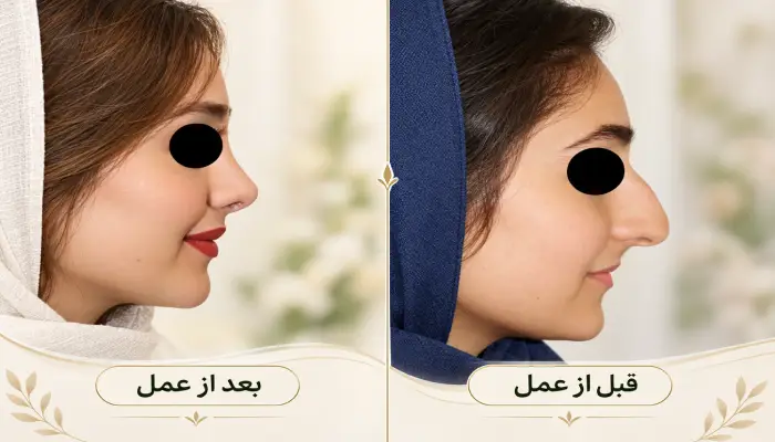 نمونه کار جراحی بینی فانتزی
